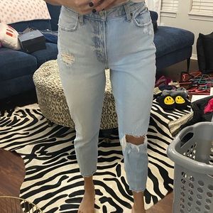 Abercrombie The mom high rise size 27-4 curve love